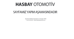 Desktop Screenshot of hasbayotomotiv.com